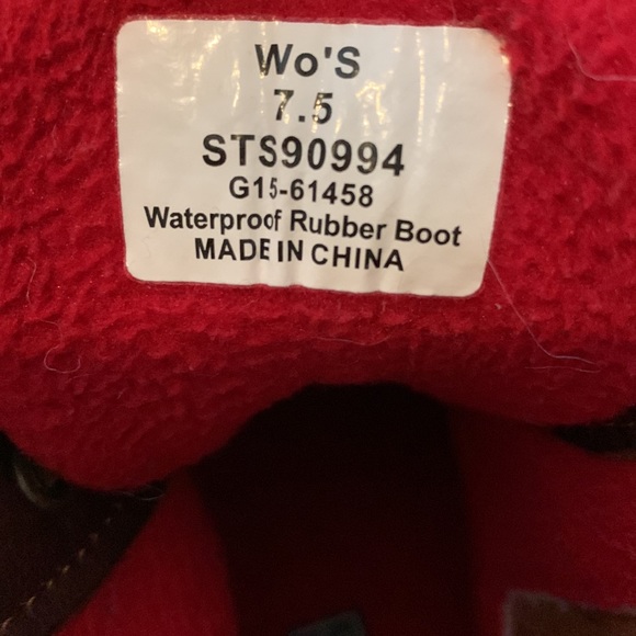 COPY - Sperry red boots - Picture 5 of 5